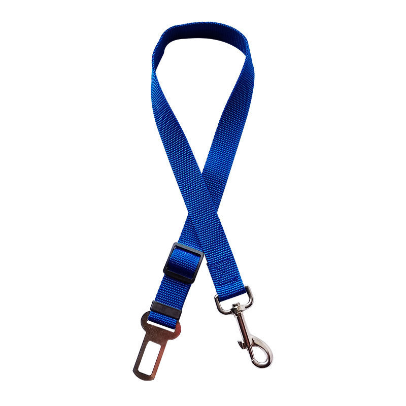 Adjustable Pet Seat Belt Collar – Safety Breakaway & Leash Attachment