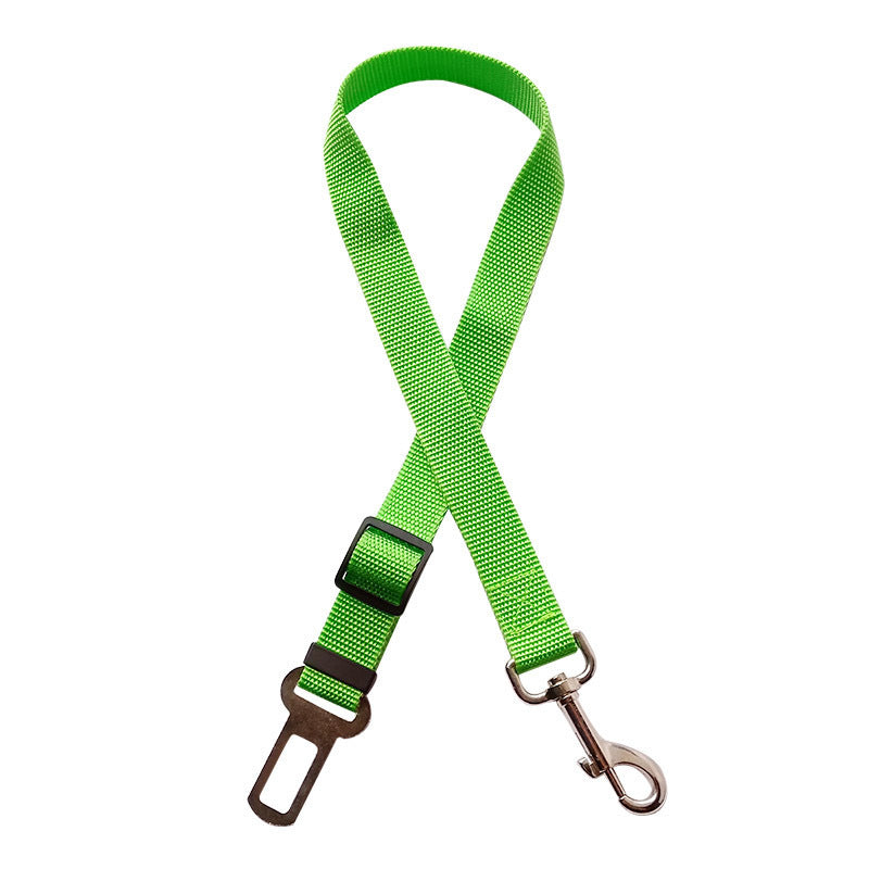 Adjustable Pet Seat Belt Collar – Safety Breakaway & Leash Attachment