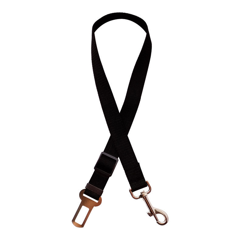 Adjustable Pet Seat Belt Collar – Safety Breakaway & Leash Attachment