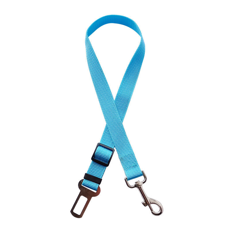 Adjustable Pet Seat Belt Collar – Safety Breakaway & Leash Attachment