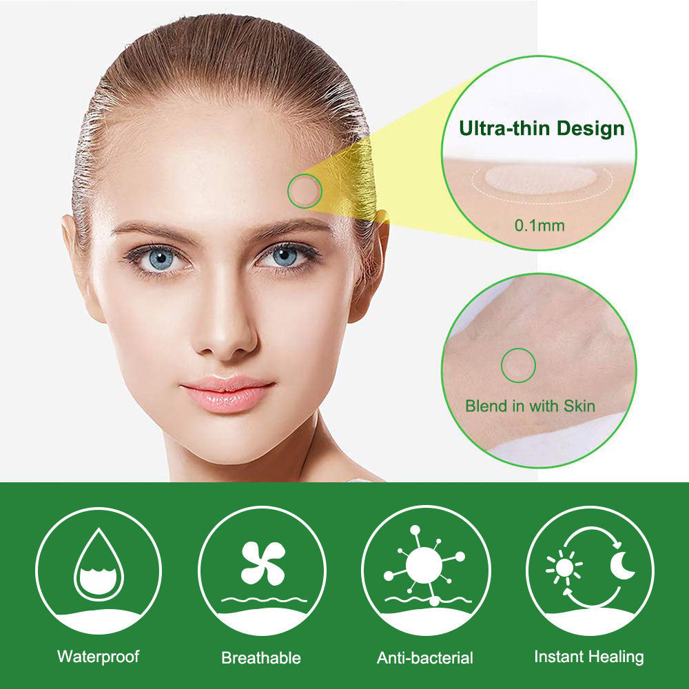 Waterproof Salicylic & Tea Oil Acne Patch – Invisible Dot