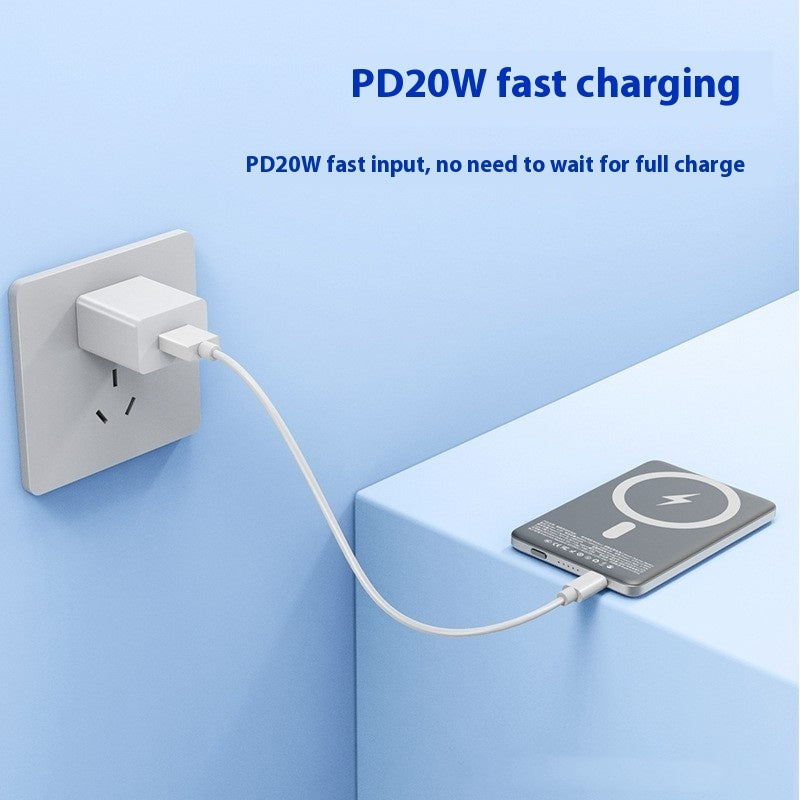 MagnoCharge™ Ultra-Thin Magnetic Wireless Power Bank