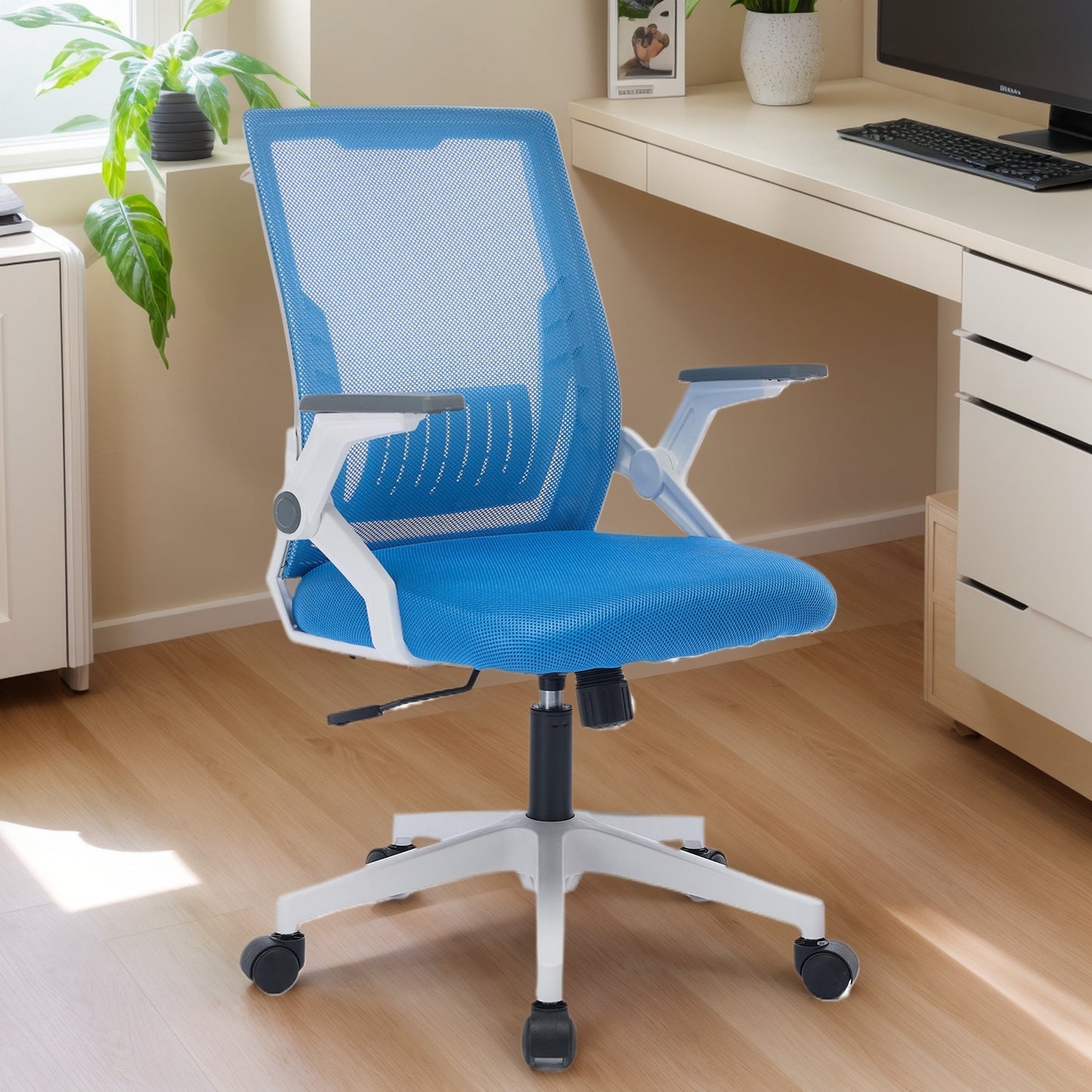 Ergonomic Mesh Office Chair – Adjustable Lumbar Support, Swivel Base, Color Variants