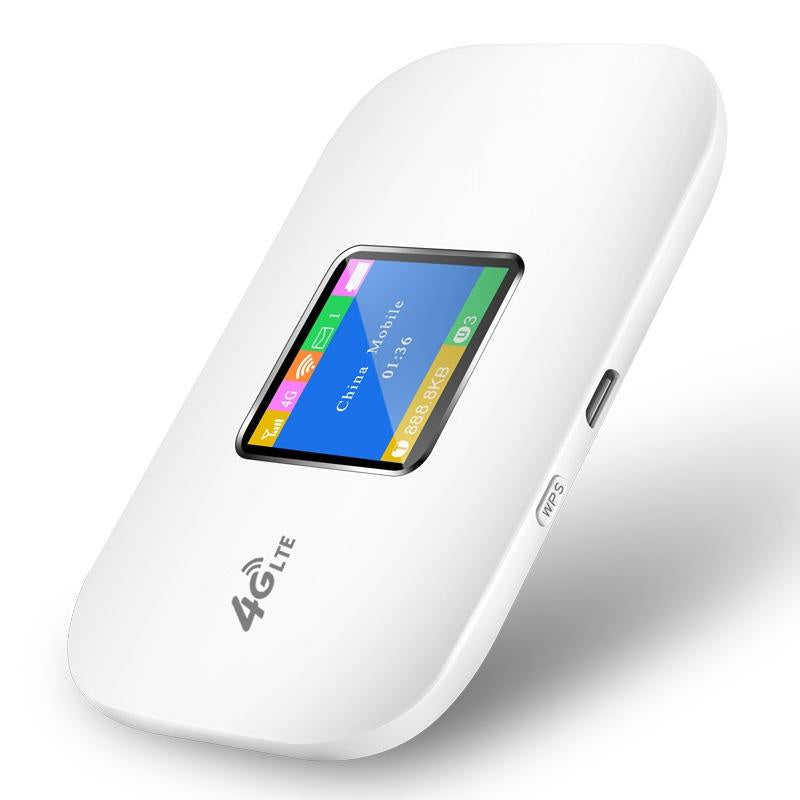 DriveFi™ 4G Portable Vehicle WiFi Router – Mobile Hotspot with SIM Slot & LCD Screen