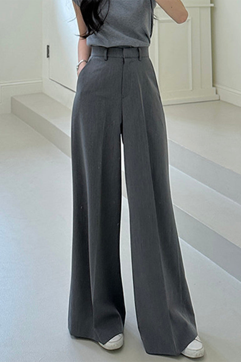 Woman Hanging Mopping Casual Pants