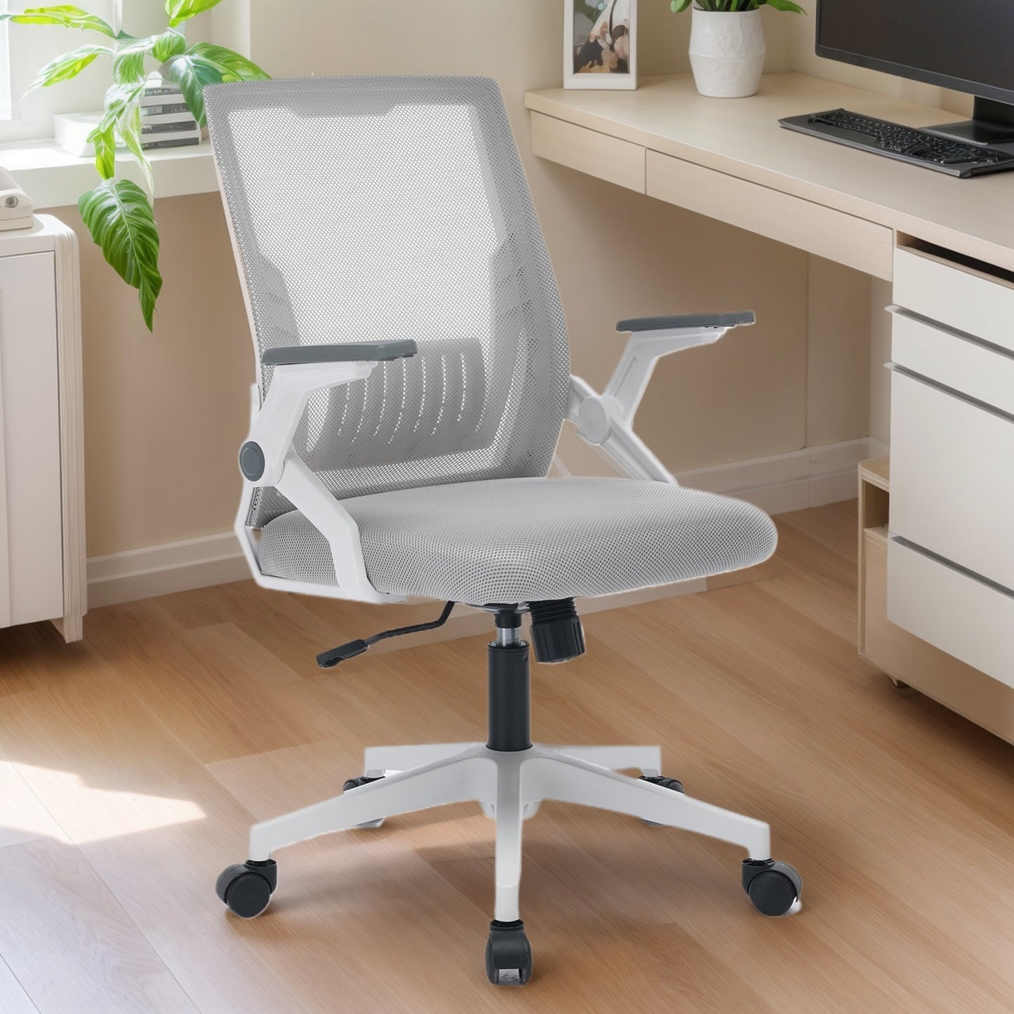 Ergonomic Mesh Office Chair – Adjustable Lumbar Support, Swivel Base, Color Variants