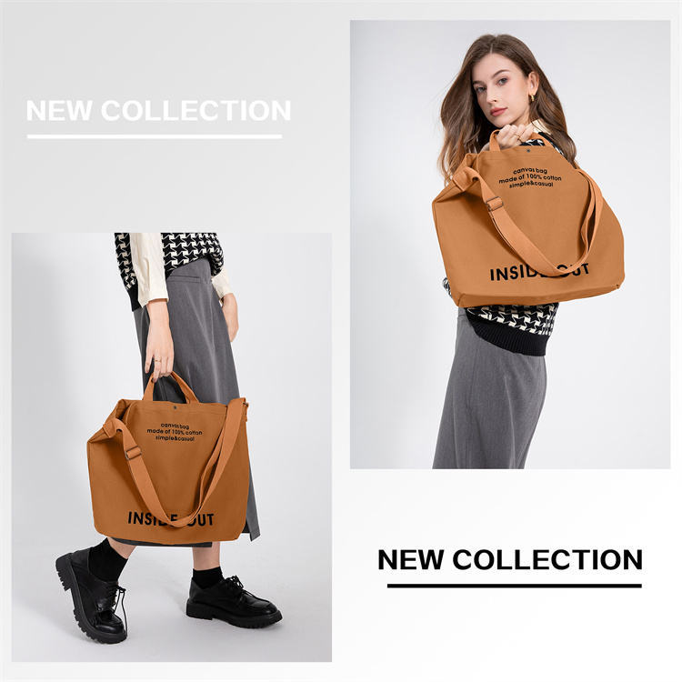 Large Capacity “INSIDE OUT” Print Tote Bag – Spacious & Stylish Everyday Tote