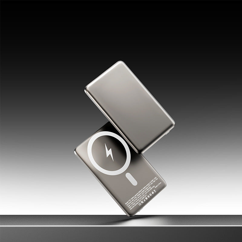 MagnoCharge™ Ultra-Thin Magnetic Wireless Power Bank