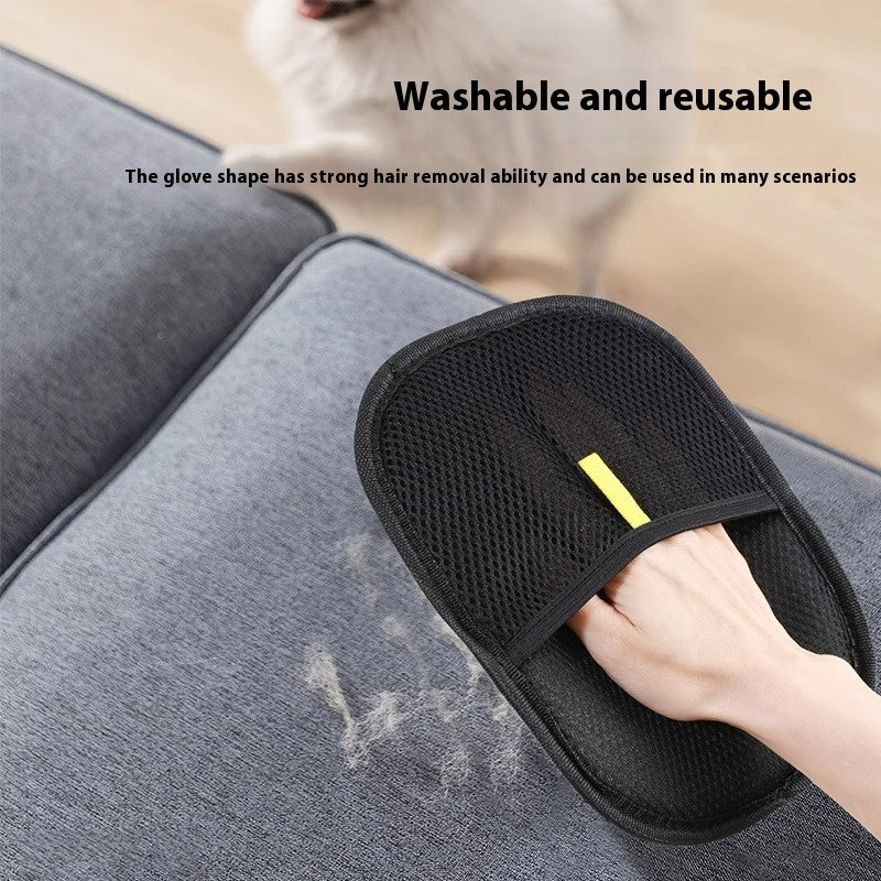 Deshedding Pet Hair Removal Mitt – Dual-Sided Grooming Glove