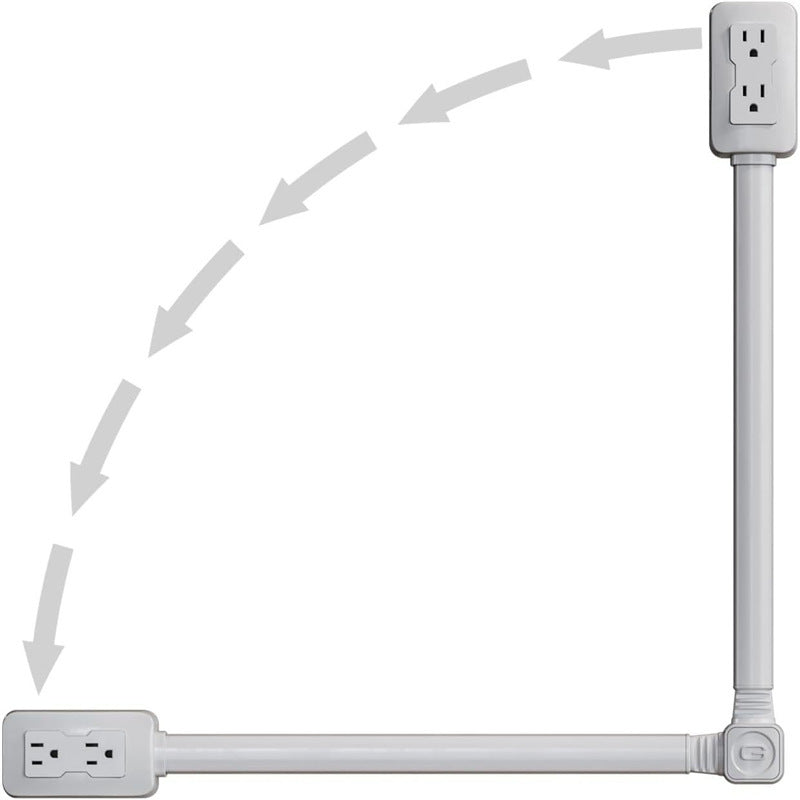 FlexiPlug™ Ultra-Slim Wall Power Strip Extender