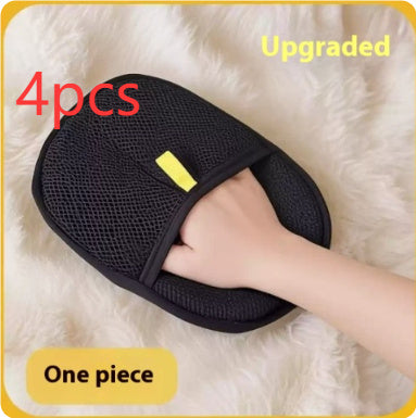 Deshedding Pet Hair Removal Mitt – Dual-Sided Grooming Glove