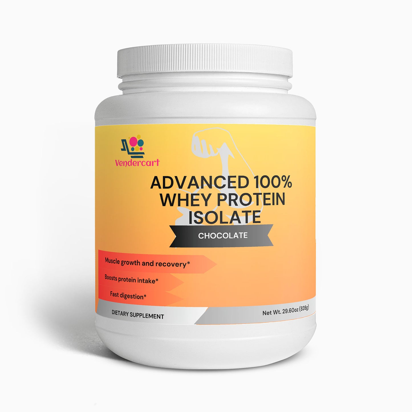 Ultra Lean Whey Protein – 100% Isolate Formula (Chocolate, 29.6oz)
