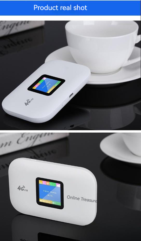 DriveFi™ 4G Portable Vehicle WiFi Router – Mobile Hotspot with SIM Slot & LCD Screen