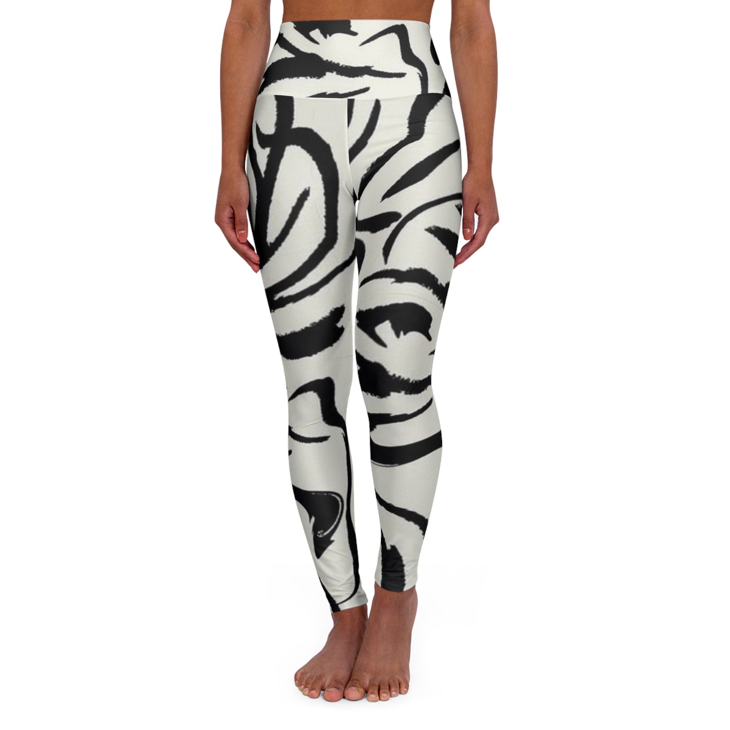 High Waisted Yoga Leggings (AOP)