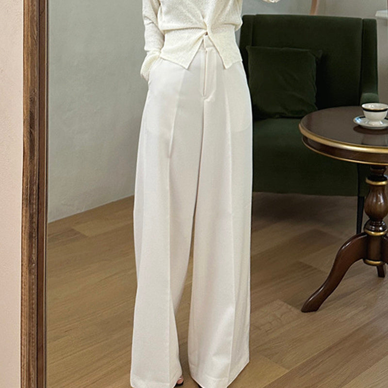 Woman Hanging Mopping Casual Pants