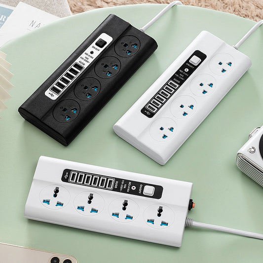 PowerTower™ 4-Port USB + 14-Socket Smart Surge Hub