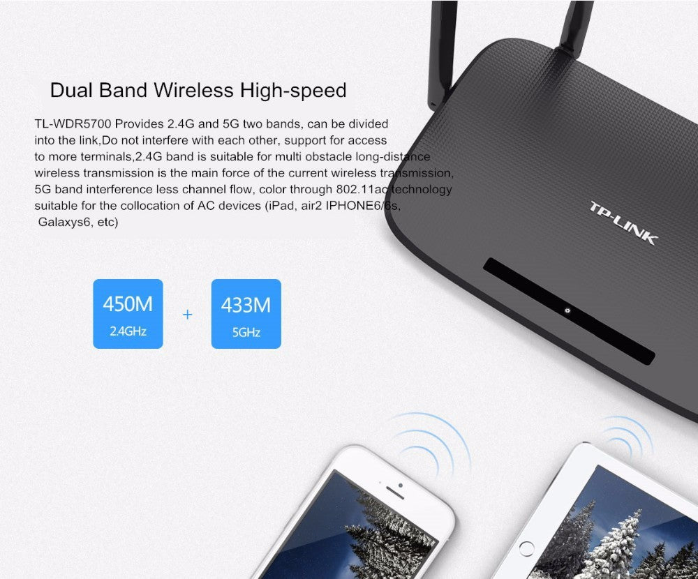 TP-Link Dual-Band Wireless Router (Gigabit Edition)