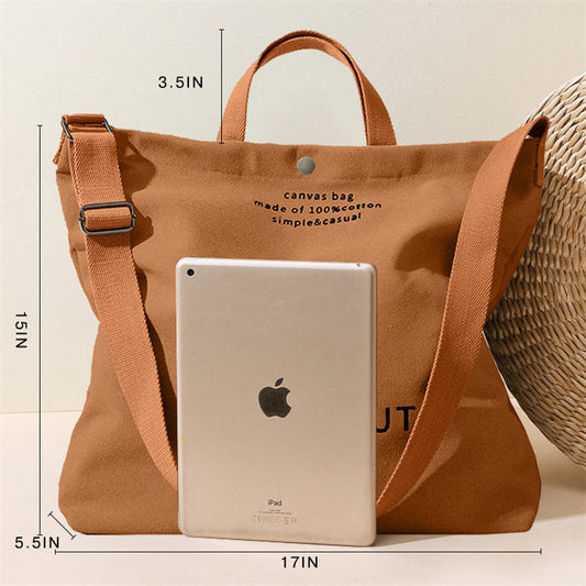 Large Capacity “INSIDE OUT” Print Tote Bag – Spacious & Stylish Everyday Tote
