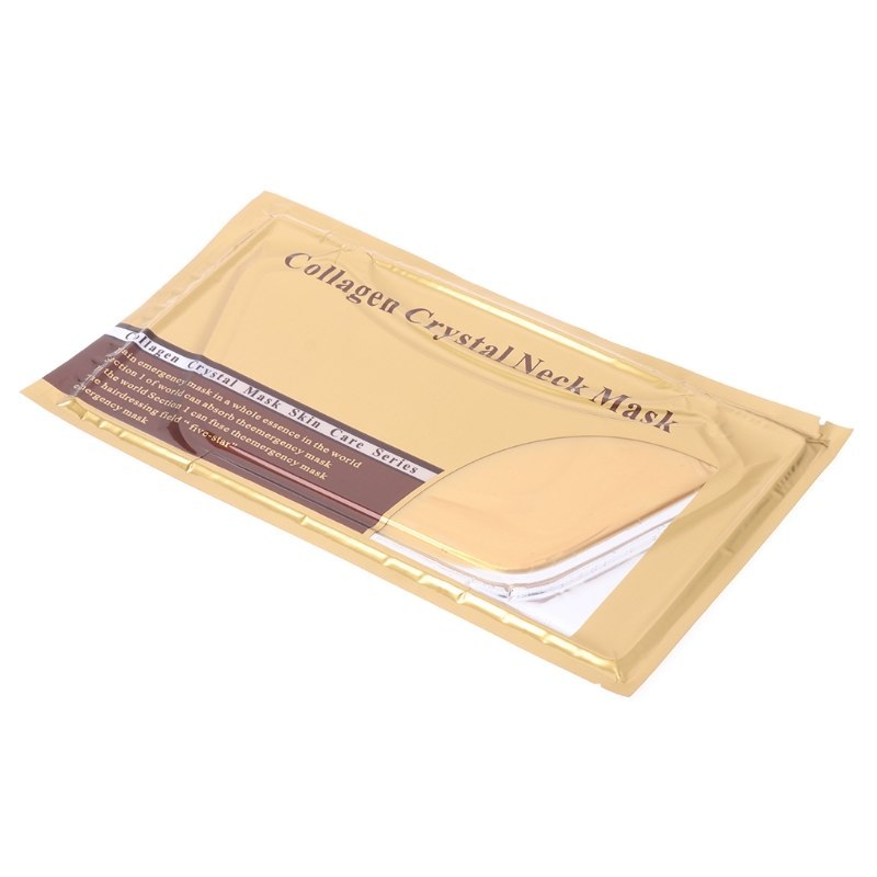 Pro Gold Collagen Crystal Neck Mask Collagen Neck Lift Masks Gold Neck Mask High Quality Collagen Gold Neck Mask