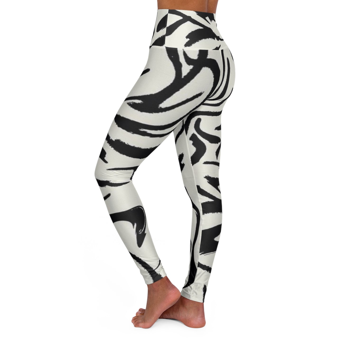 High Waisted Yoga Leggings (AOP)