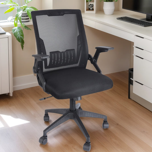 Ergonomic Mesh Office Chair – Adjustable Lumbar Support, Swivel Base, Color Variants