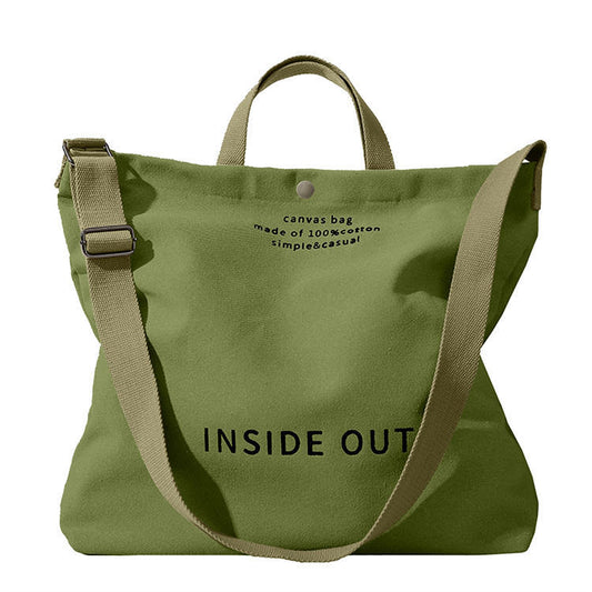 Large Capacity “INSIDE OUT” Print Tote Bag – Spacious & Stylish Everyday Tote