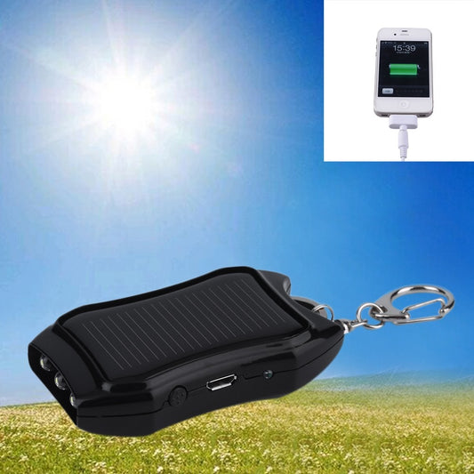 SolarVolt™ Keychain Emergency Charger with LED Light